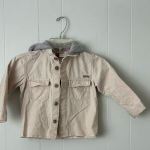 Zara Cream and Gray Jean Jackets